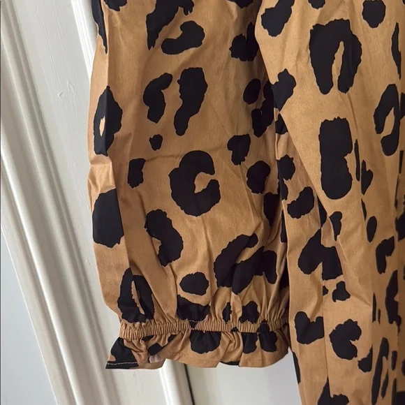 Mud Pie Tan and Brown Swing Mini Dress - Picture 3 of 4